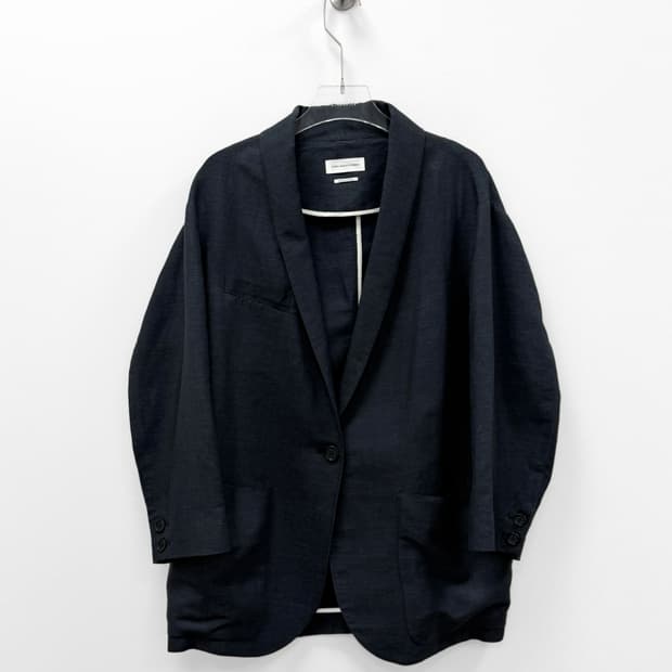 이자벨마랑 린넨 블렌드 원버튼 블레이저