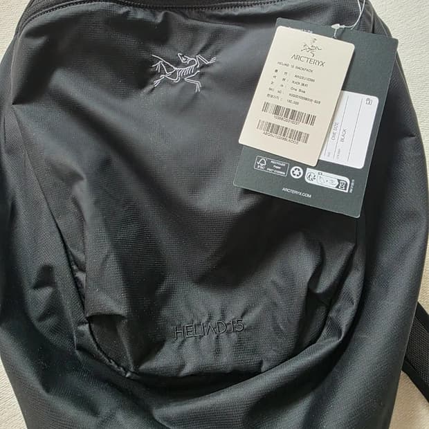 아크테릭스 헬리아드 15 블랙 백팩