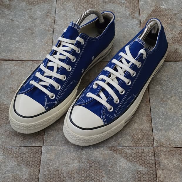 (280)컨버스 척 70 로우 빈티지 캔버스 러쉬 블루