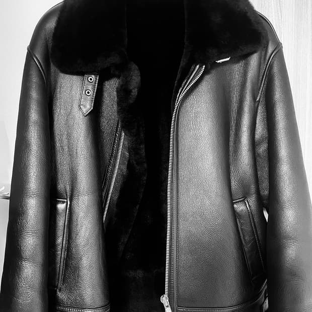 스페로네 B-3 리얼 레더 무스탕 XXL