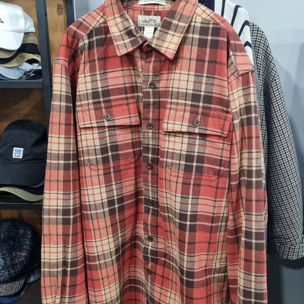 L.L.BEAN(엘엘빈) 추동용 체크셔츠 110~115(가슴단면64)