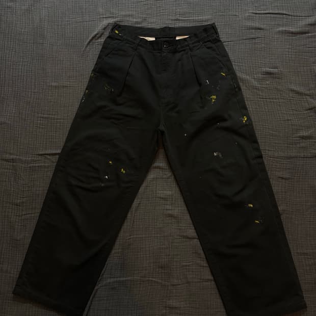 ancellm paint chino trousers 32