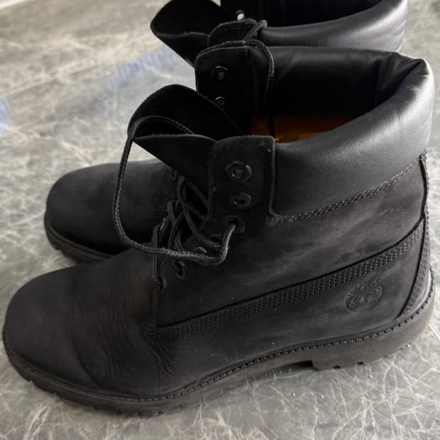 팀버랜드 6인치 워터프루프 부츠 블랙