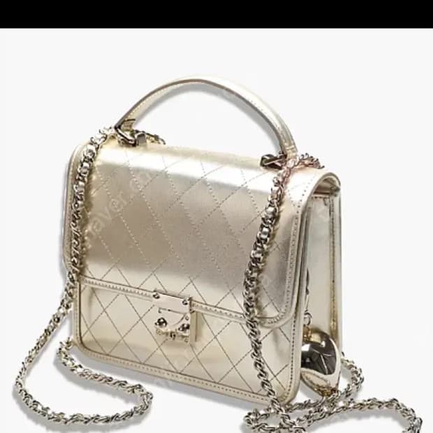 마이아이코 소피아백 미듐 샴페인골드