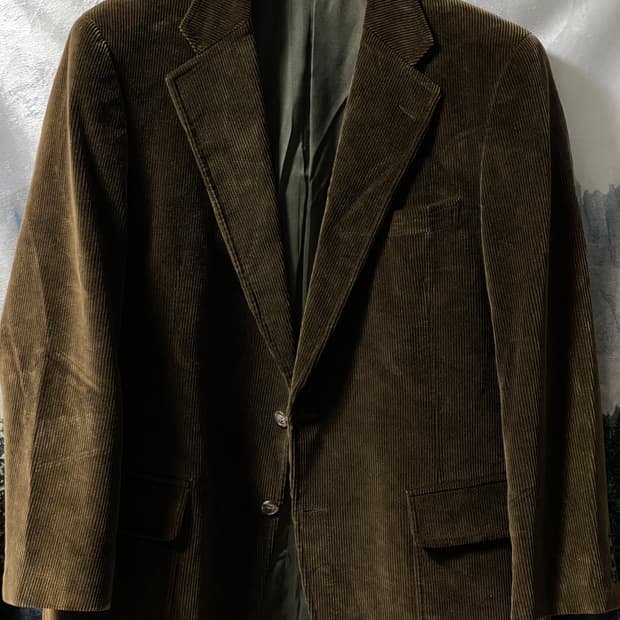 L~XL JPN 브룩스 브라더스 골덴 코듀로이 자켓 브라운