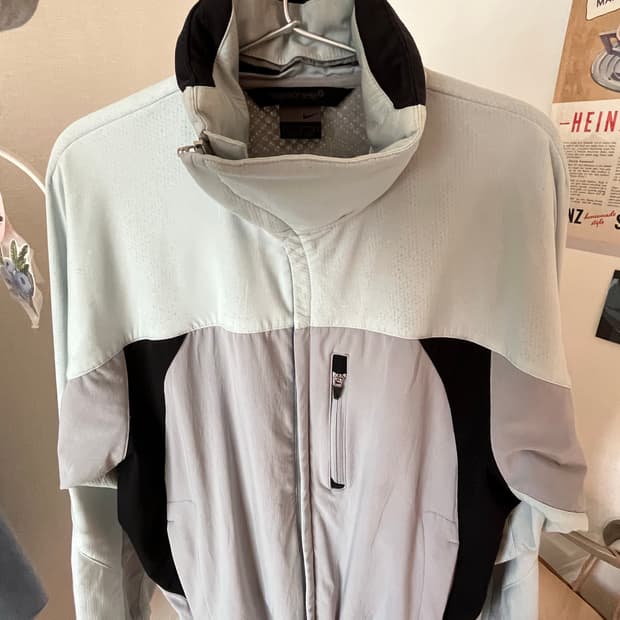 빈티지 나이키 스피어 배색 바람막이 트랙 자켓