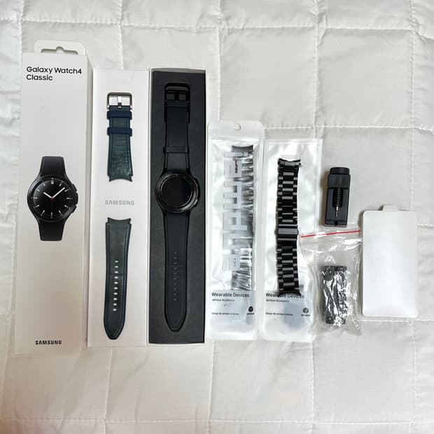 삼성 갤럭시워치 4 클래식 블랙 42mm 블루투스