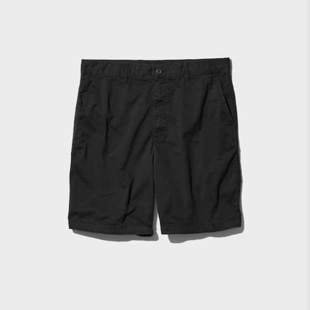 유니클로 블랙 치노 쇼츠팬츠 (L)