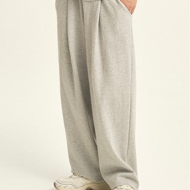 xero제로 핀턱 와이드 트레이닝팬츠M