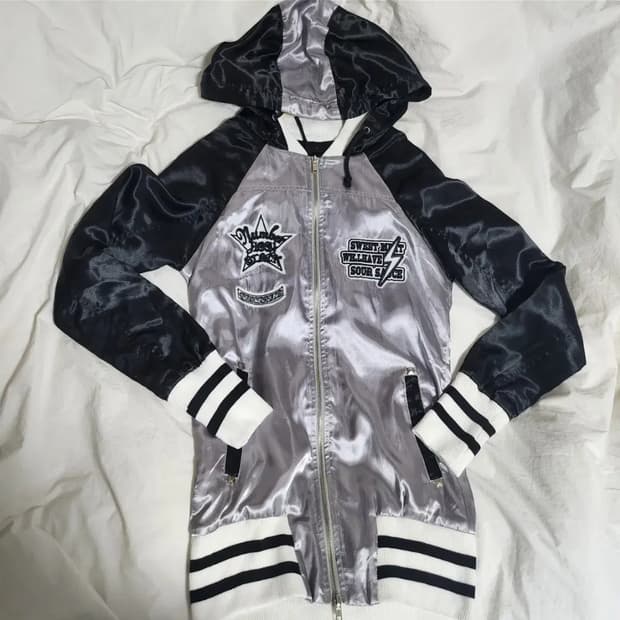 y2k 와투케 펑크 스터드 투웨이 후드집업 히스테릭 글래머깔