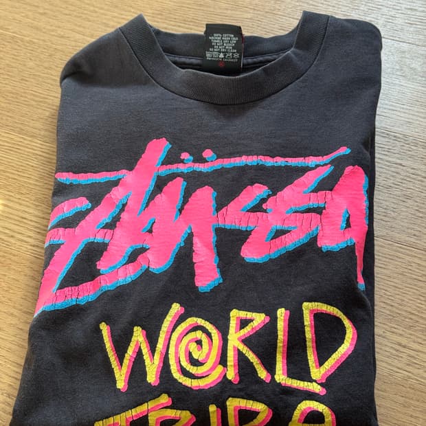 스투시 반팔 빈티지