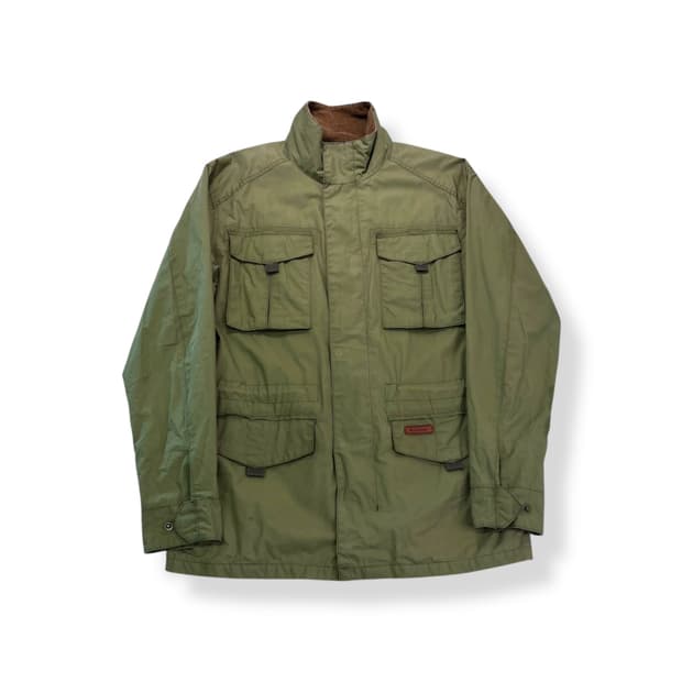 100 바버 23ss 올리브 샌더링 캐주얼 자켓