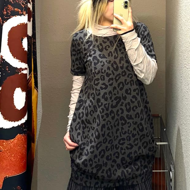 빔즈하트 레오파드 원피스
