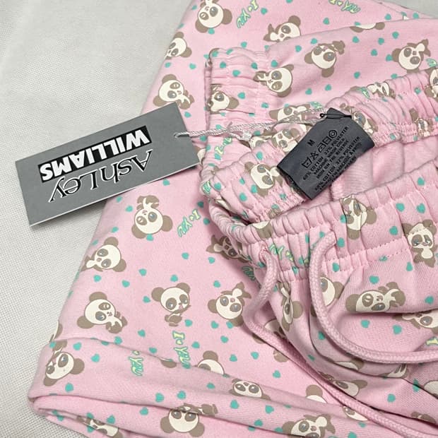 [M]애슐리 윌리엄스 26ss 판다 팬츠/핑크