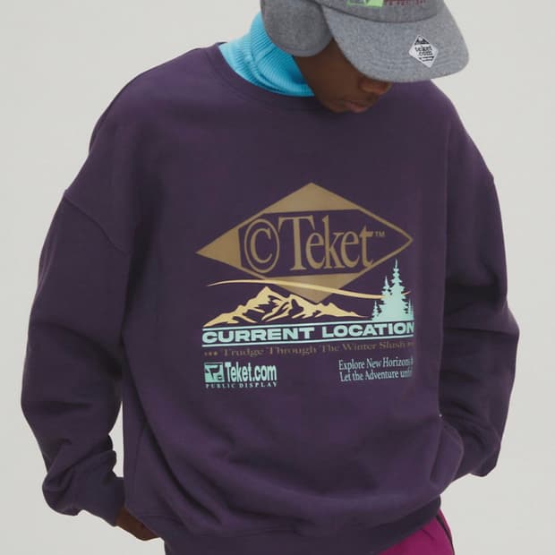 테켓 23FW 맨투맨