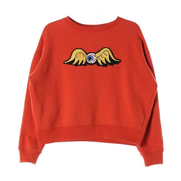 본더치 플라잉 아이볼 자수 기모 맨투맨 S