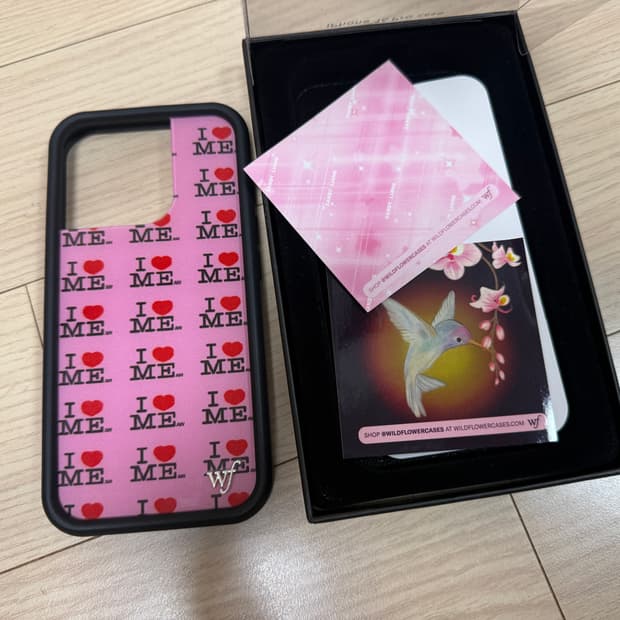 와일드플라워 아이 하트 미 아이폰 16 pro 케이스 (정품)