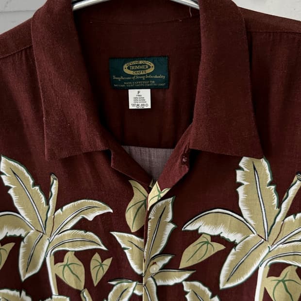 100% rayon design patterned H/S shirt