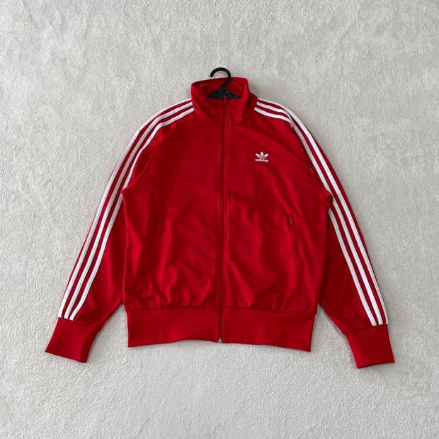 XXL 아디다스 파이어버드 레드 트랙탑 져지 110
