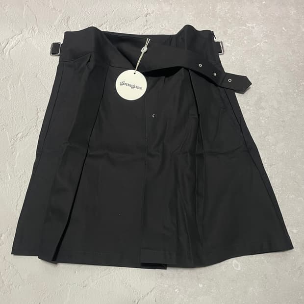 [S] 기마구아스 Martin 미디 스커트 블랙