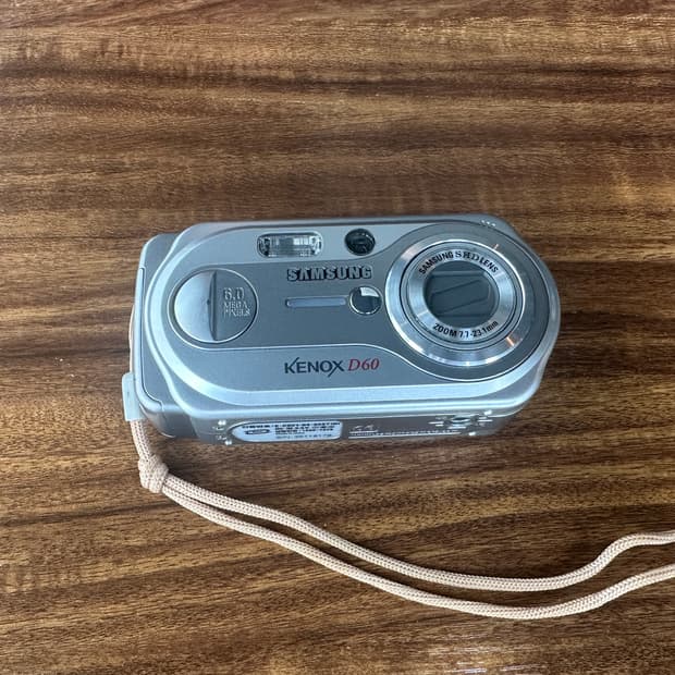 희귀/작례O) 삼성 케녹스 D60 KENOX 디지털 카메라 디카