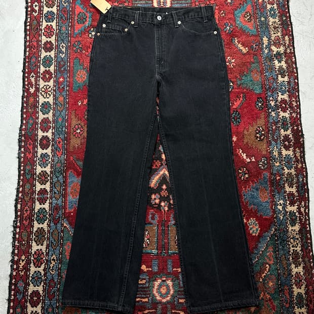 90's USA Made 리바이스 517 블랙 부츠컷 플레어진