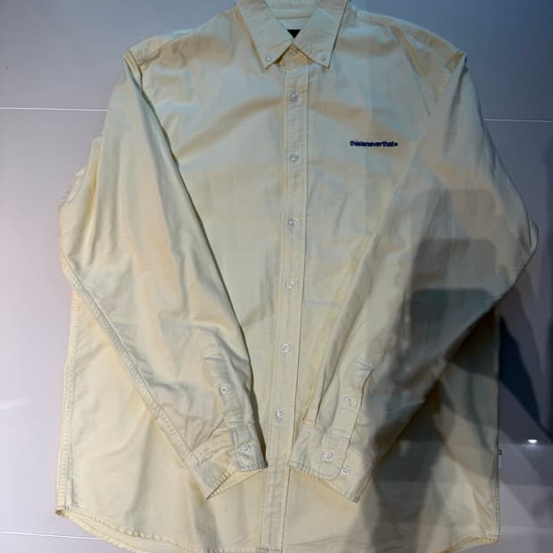 디스이즈네버댓 옥스퍼드 셔츠 엘로우