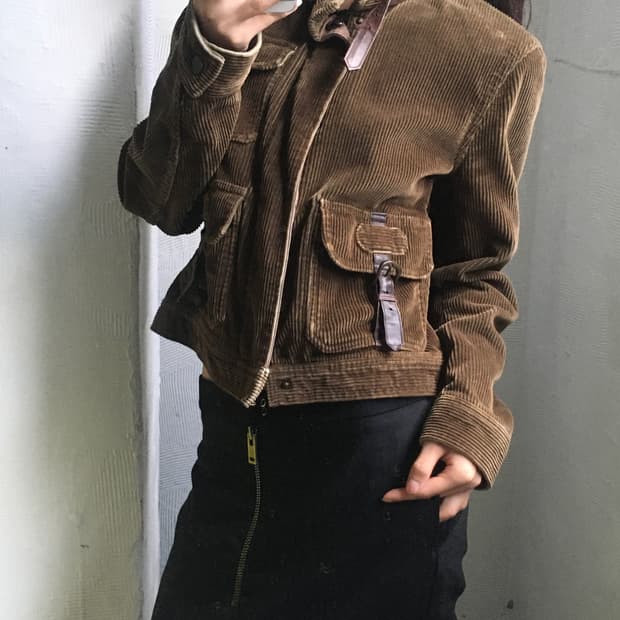 Polo 폴로 랄프로렌 브라운 카키 코듀로이 자켓