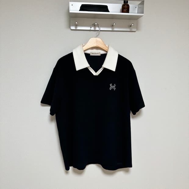 999휴머니티 로고 카라 숏슬리브