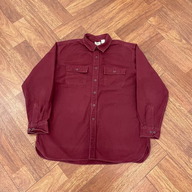 엘엘빈 90s 헤비 포켓 셔츠  
