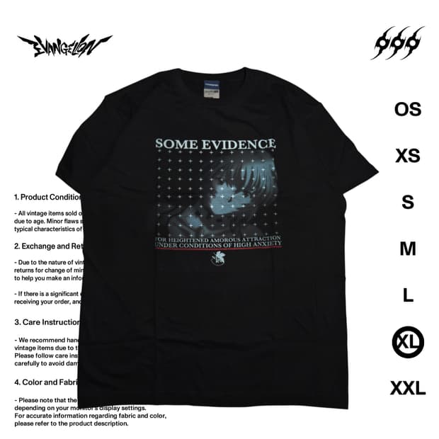 코스파 에반게리온 레이 XL사이즈 반팔티셔츠