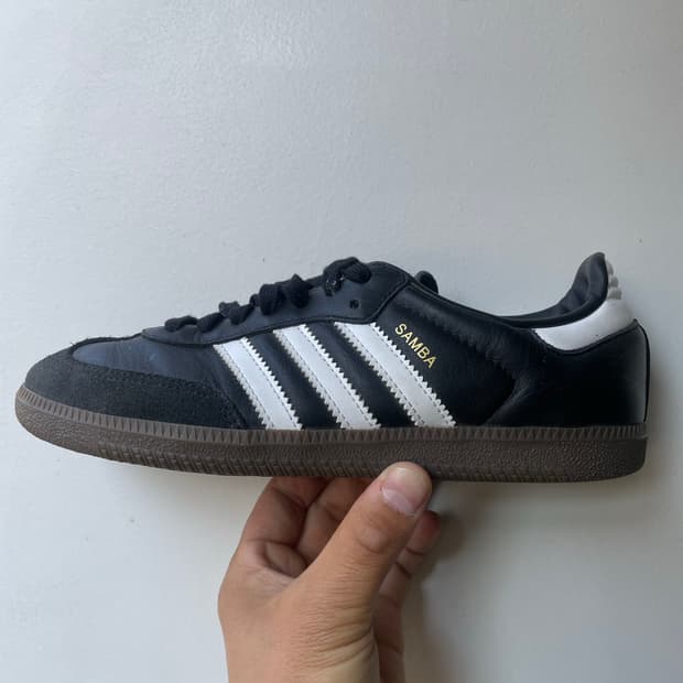 아디다스 삼바 OG 블랙 화이트 검 240