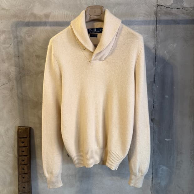 폴로 랄프로렌 숄칼라 니트 100