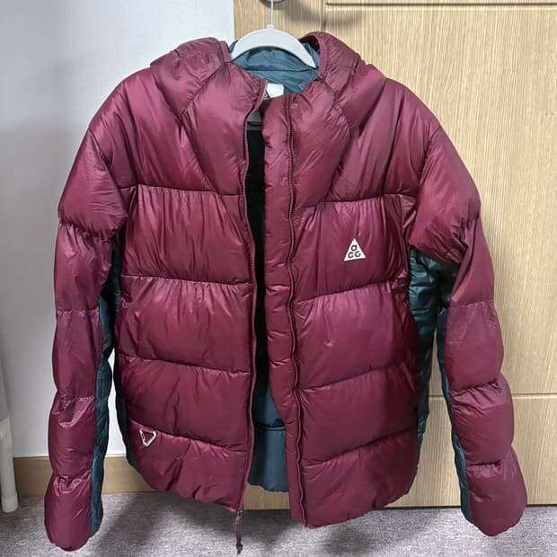 나이키 ACG 써마핏 ADV 루나레이크 패딩 나이트 마룬