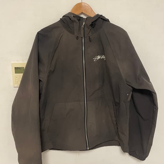 스투시 웨이브 다이 비치 쉘 자켓 s