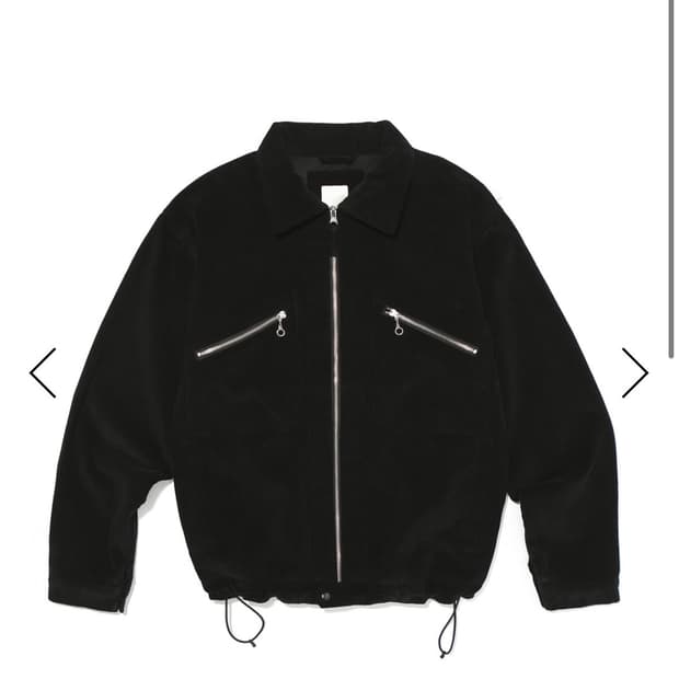 Fetch 코듀로이 워크 자켓 블랙 L