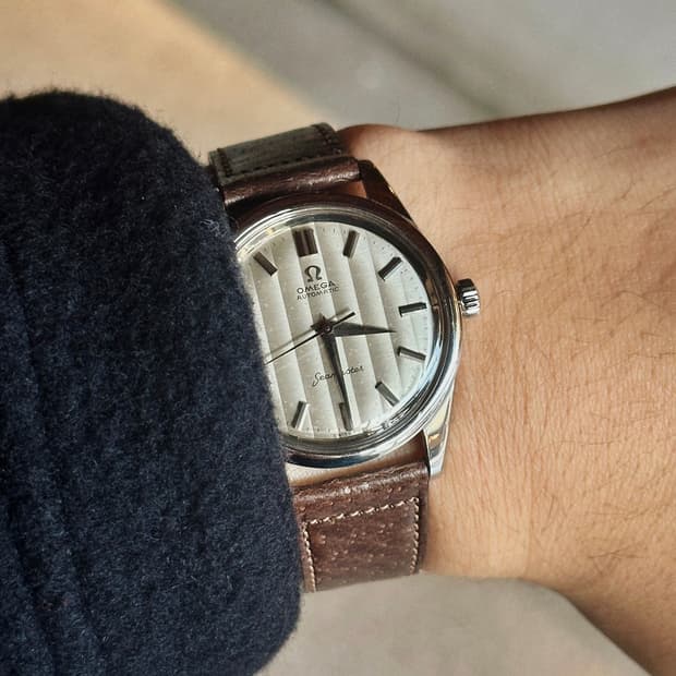 빈티지 오메가 씨마스터 - 오리지날 버티컬 다이얼