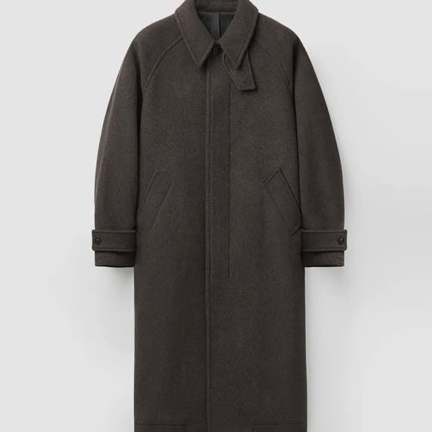 쿠어 벨란디 캐시미어 블렌드 발마칸 코트