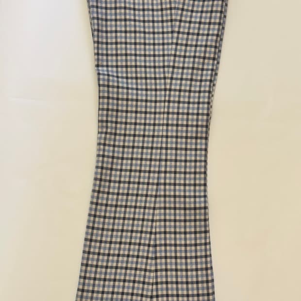 GUCCI by Alessandro Check Flare Pants