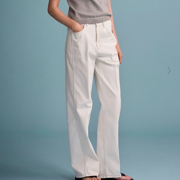 파사드패턴 클래식 데님 오프화이트