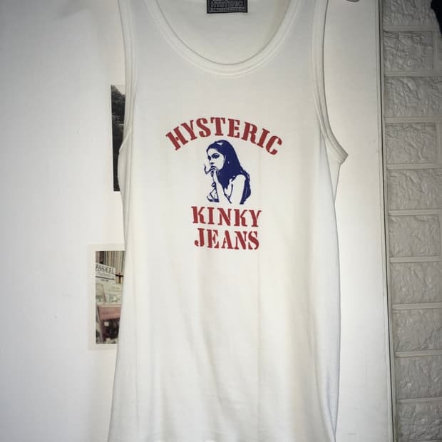 Hysteric Glamour 히스테릭글래머 나시 슬리브리스