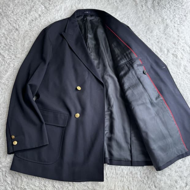 제이프레스 더블 브레스티드 금장 블레이저