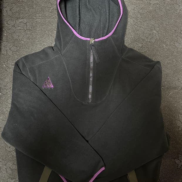 Nike ACG 쉐르파 플리스 후디 블랙 US-L (아시아XL)