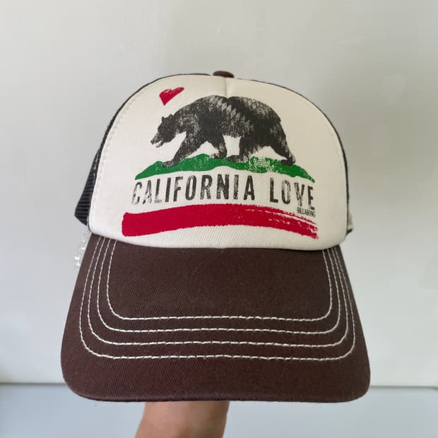 빌라봉 캘리포니아 투톤 브라운 캡 