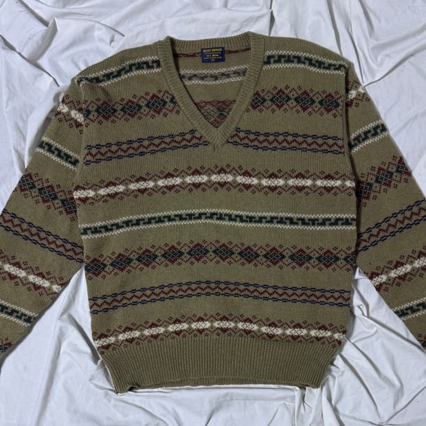 브룩스 브라더스 페어아일 니트