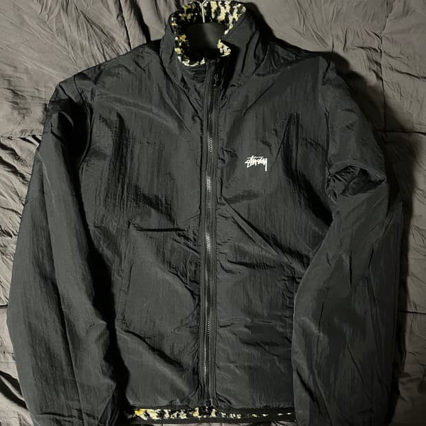 리버시블 스투시 후리스 플리스 쉘파카 패딩 (한겨울까지 가능)(양면)