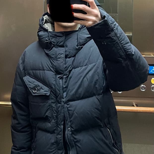 텐씨 서바이벌 패딩 블랙