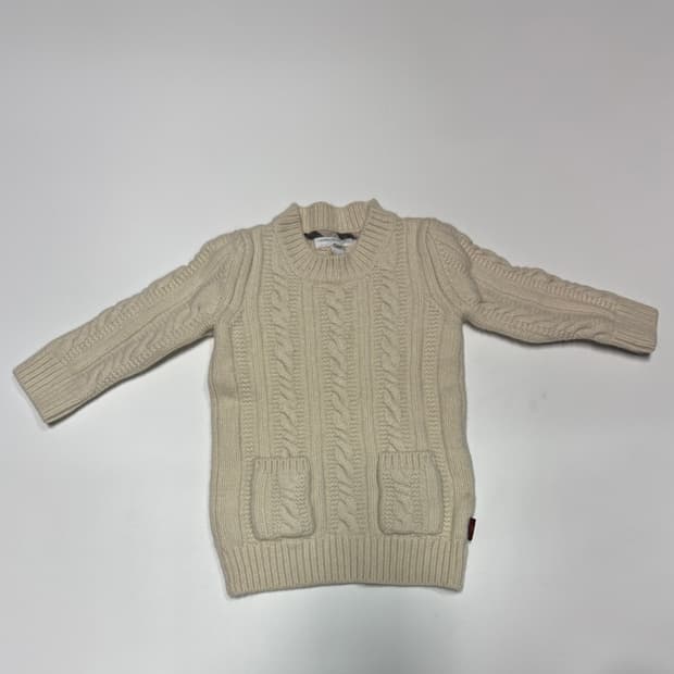 정품!! 버버리 키즈 고급순모 캐시미어 니트 110