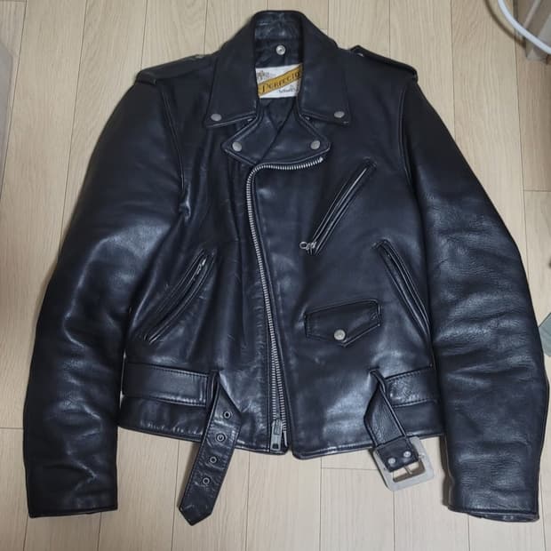 쇼트 nyc 퍼펙토 618 (소가죽 더블 라이더 자켓)