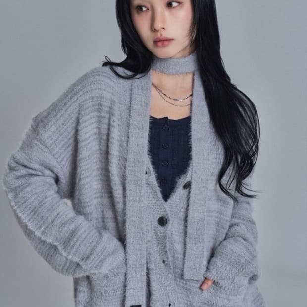 애즈온 루카 타이 가디건